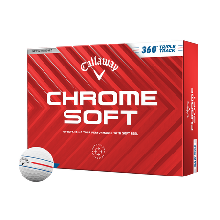 Chrome Soft 360 Triple Track Golf Balls