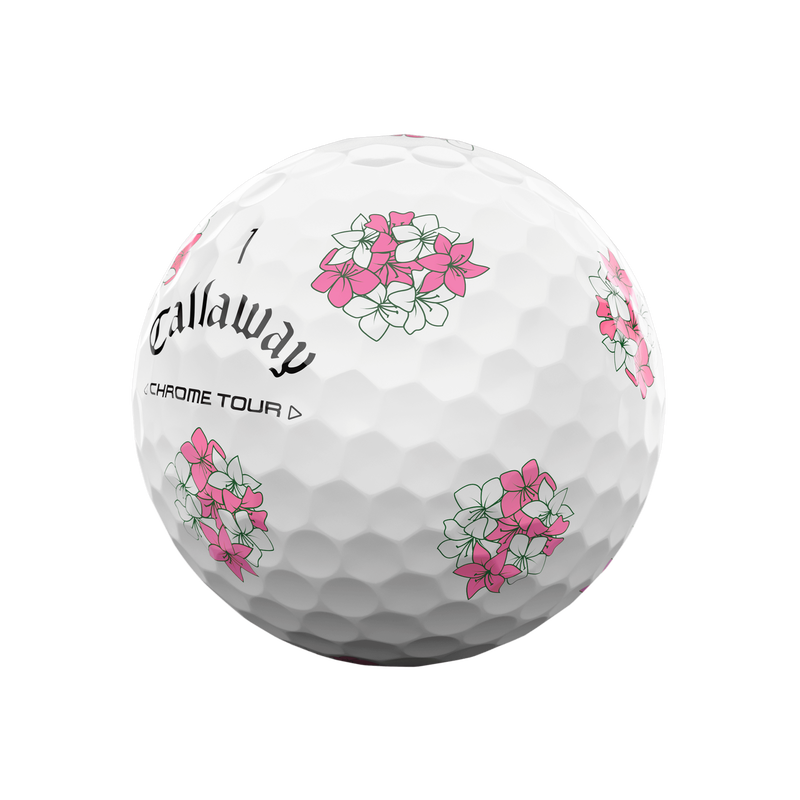 Limited Edition Chrome Tour Major Series: April Major Golf Balls (Dozen) - View 2