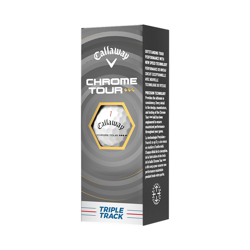 Chrome Tour Triple Diamond Triple Track Golf Balls (Dozen) - View 6
