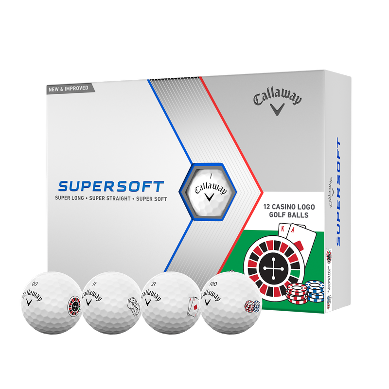 Limited Edition Supersoft Casino Golf Balls (Dozen) - View 1