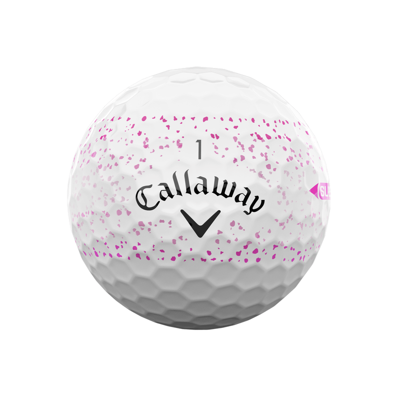 Supersoft Splatter 360 Pink Golf Balls (Dozen) - View 3