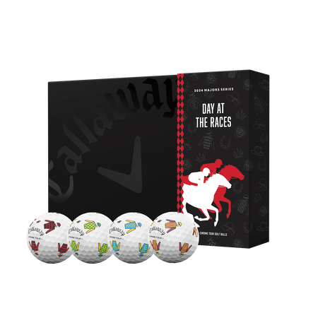 Limited Edition Chrome Tour Major Series: May Major Golf Balls (Dozen)