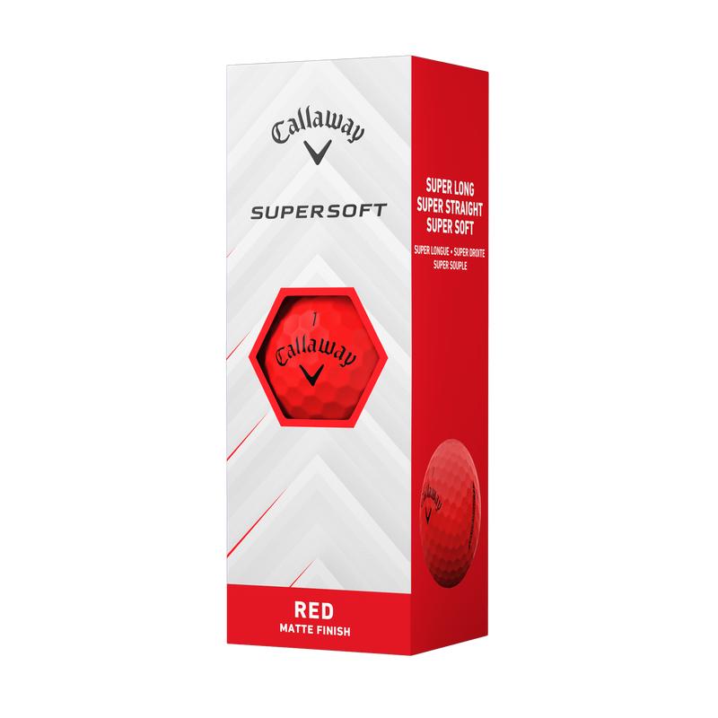 Supersoft Matte Red Golf Balls - View 4