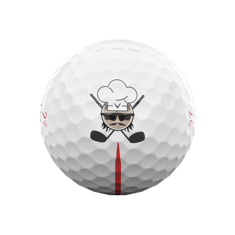 Online Exclusive Chrome Tour X Min Woo Lee Let Him Cook Golf Balls (Dozen) - View 3