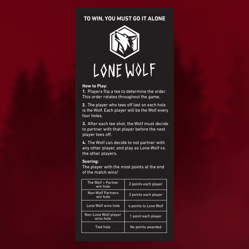 Limited Edition Chrome Tour Lone Wolf Golf Balls (Dozen) - View 5