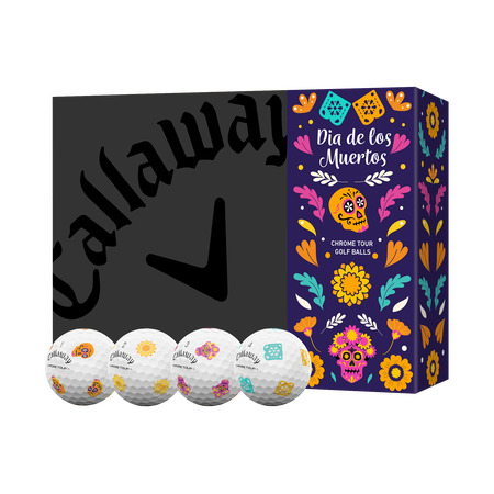 Limited Edition Chrome Tour Día de los Muertos Golf Balls (Dozen)