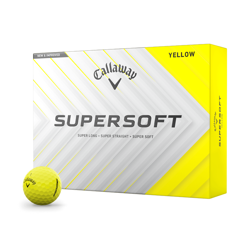 Supersoft Yellow Golf Balls - View 1
