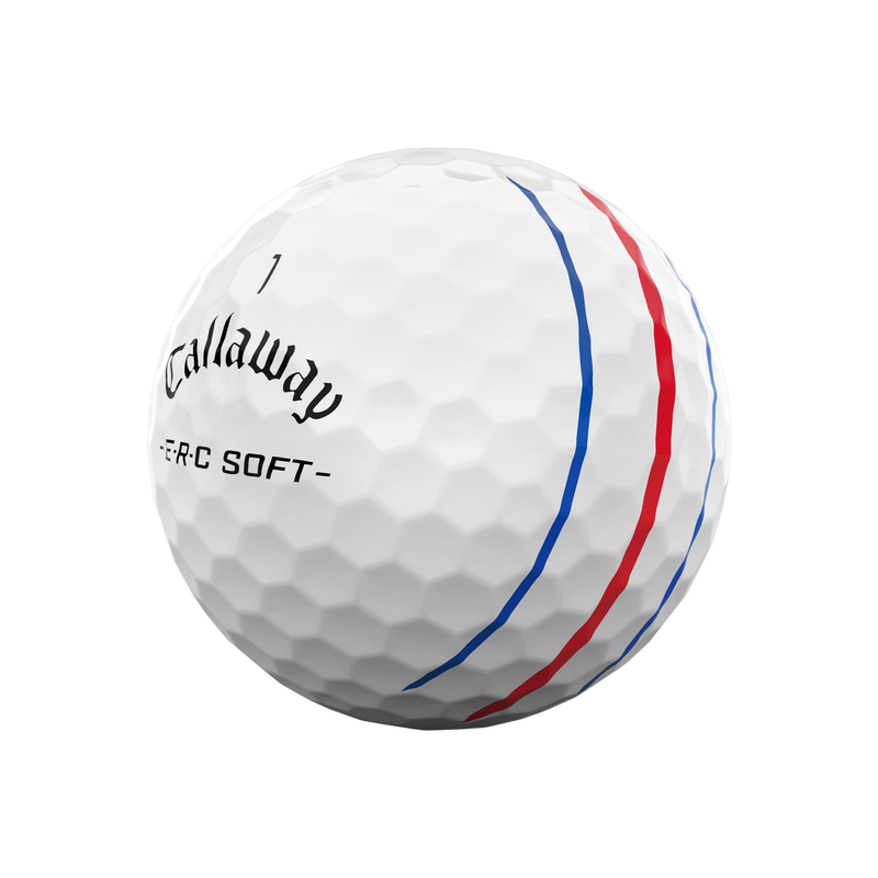 E&bull;R&bull;C Soft Triple Track Golf Balls - View 2