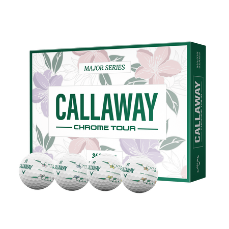Limited Edition Chrome Tour Major Series: April Major Golf Balls (Dozen)