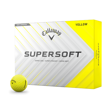 Supersoft Yellow Golf Balls (Dozen)