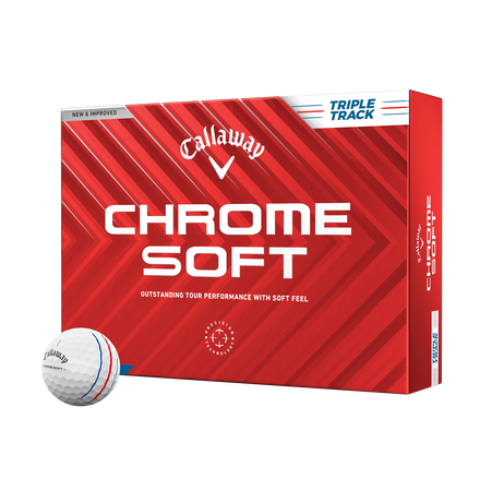 Chrome Soft Triple Track Golf Balls