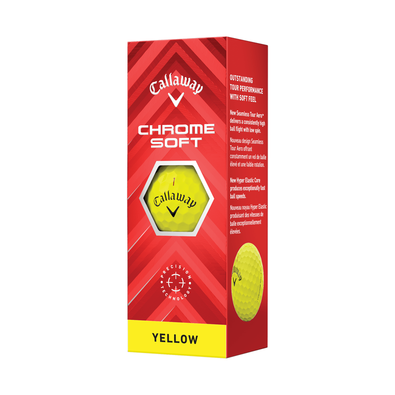 Chrome Soft Yellow Golf Balls - View 4