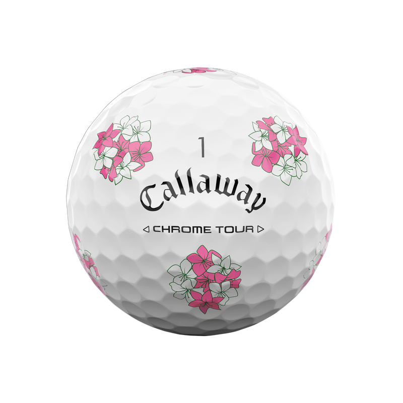 Limited Edition Chrome Tour Major Series: April Major Golf Balls (Dozen) - View 3