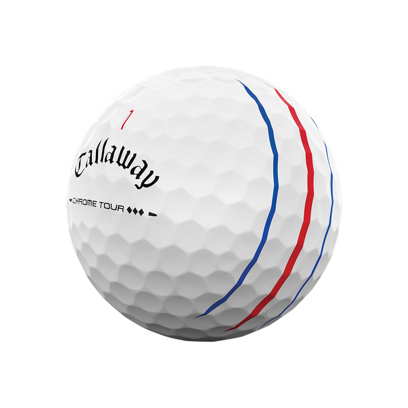 Chrome Tour Triple Diamond Triple Track Golf Balls (Dozen) - View 3