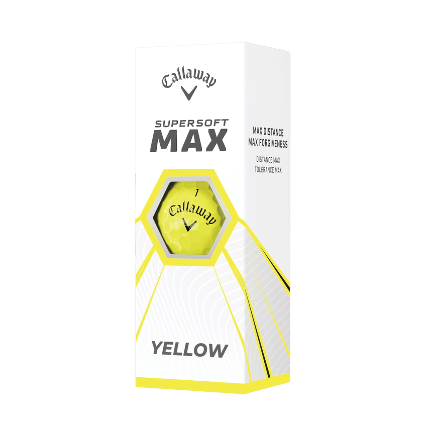 Callaway Supersoft MAX Yellow Golf Balls - View 2