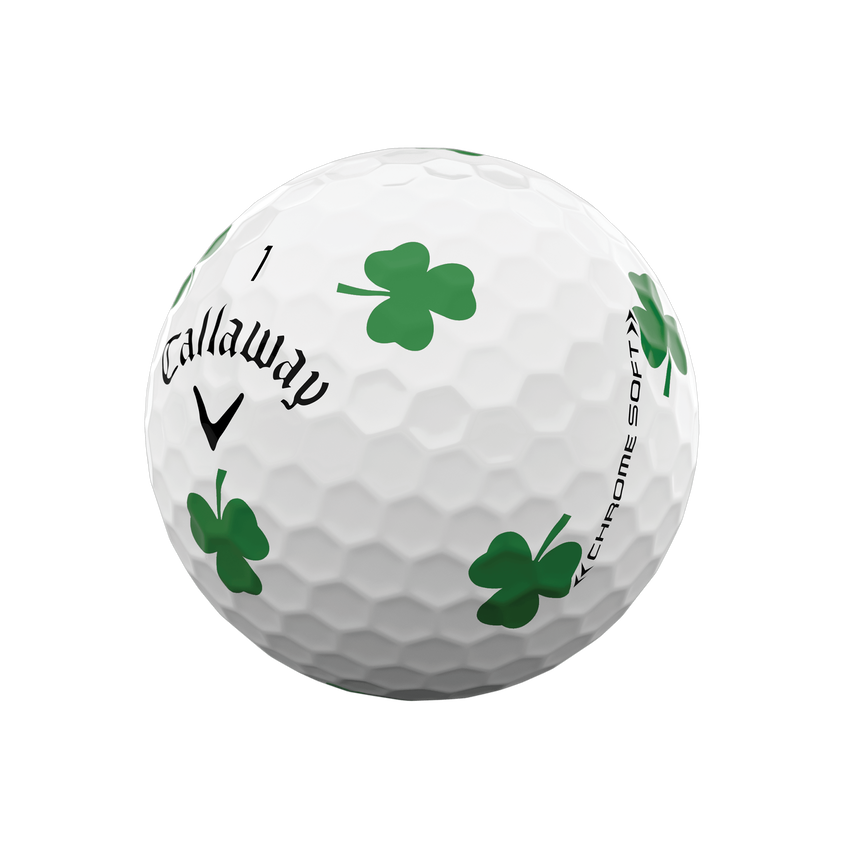 Chrome Soft Truvis Shamrock Golf Balls - View 2