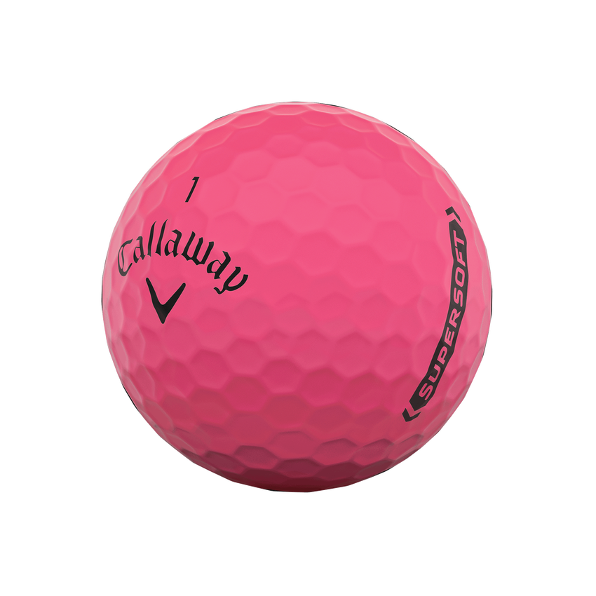 Callaway Supersoft Matte Pink Golf Balls (Dozen) - View 4