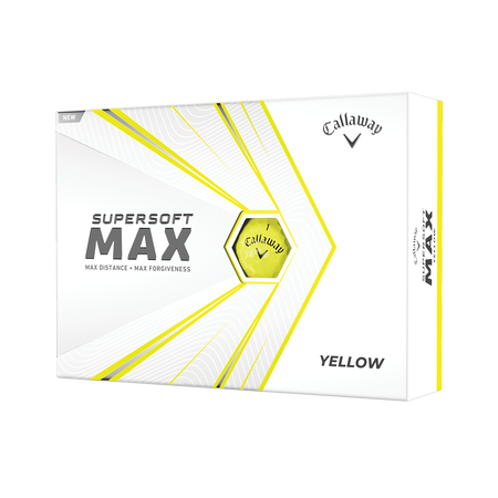 Callaway Supersoft MAX Yellow Golf Balls (Dozen)