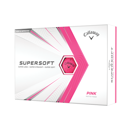 Callaway Supersoft Matte Pink Golf Balls (Dozen)