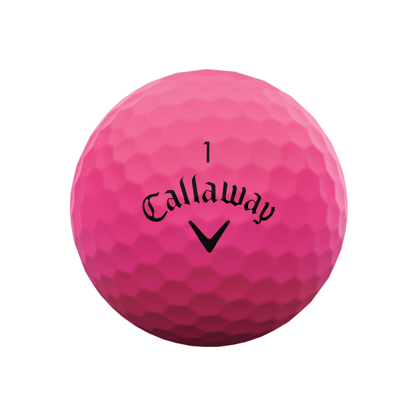Callaway Supersoft Matte Pink Golf Balls (Dozen) - View 3
