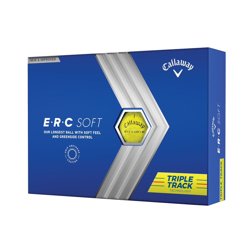 E•R•C Soft Yellow Golf Balls (Dozen) - View 1
