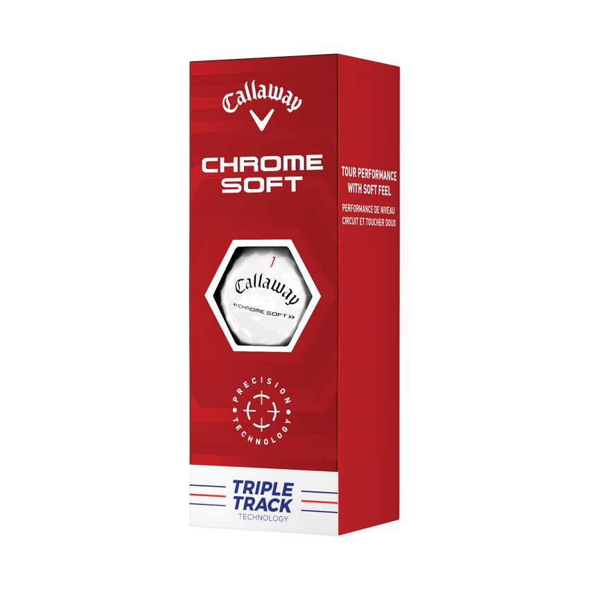 Chrome Soft Triple Track Golf Balls (Dozen) - View 5