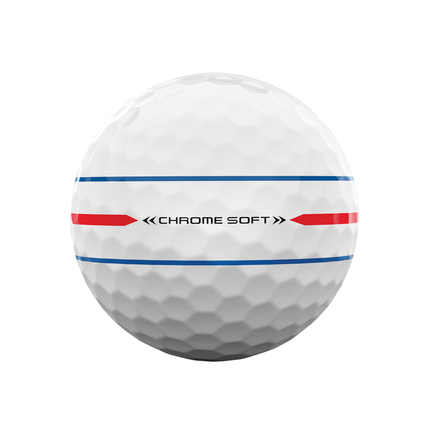 Limited Edition Chrome Soft 360 Triple Track Golf Balls (Dozen) - View 4