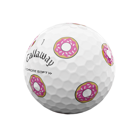 Limited Edition Chrome Soft Truvis Donut Golf Balls (Dozen)