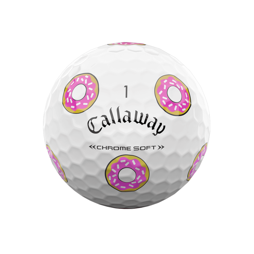 Limited Edition Chrome Soft Truvis Donut Golf Balls (Dozen) - View 2