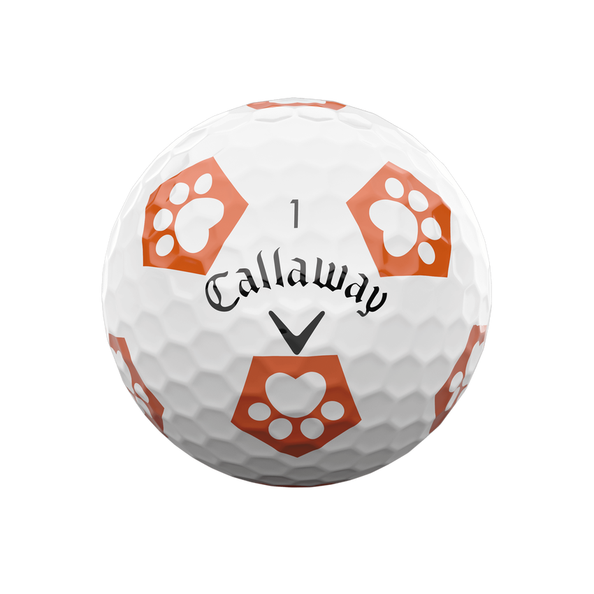 Limited Edition Chrome Soft Truvis Dog Paw Golf Balls (Dozen) - View 2