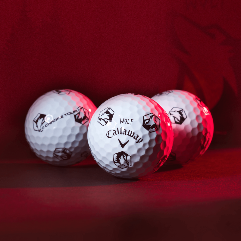 Limited Edition Chrome Tour Lone Wolf Golf Balls - View 4