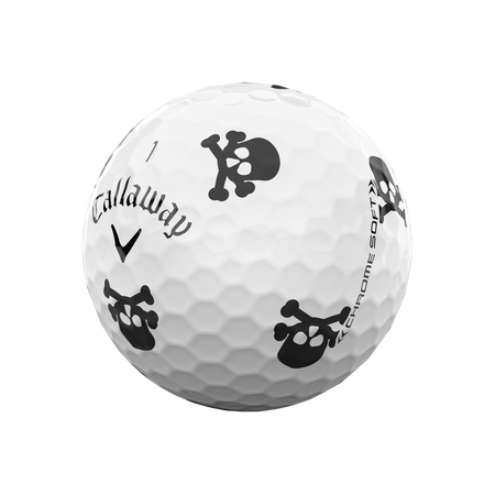 Limited Edition Chrome Soft Skulls Golf Balls (Dozen)