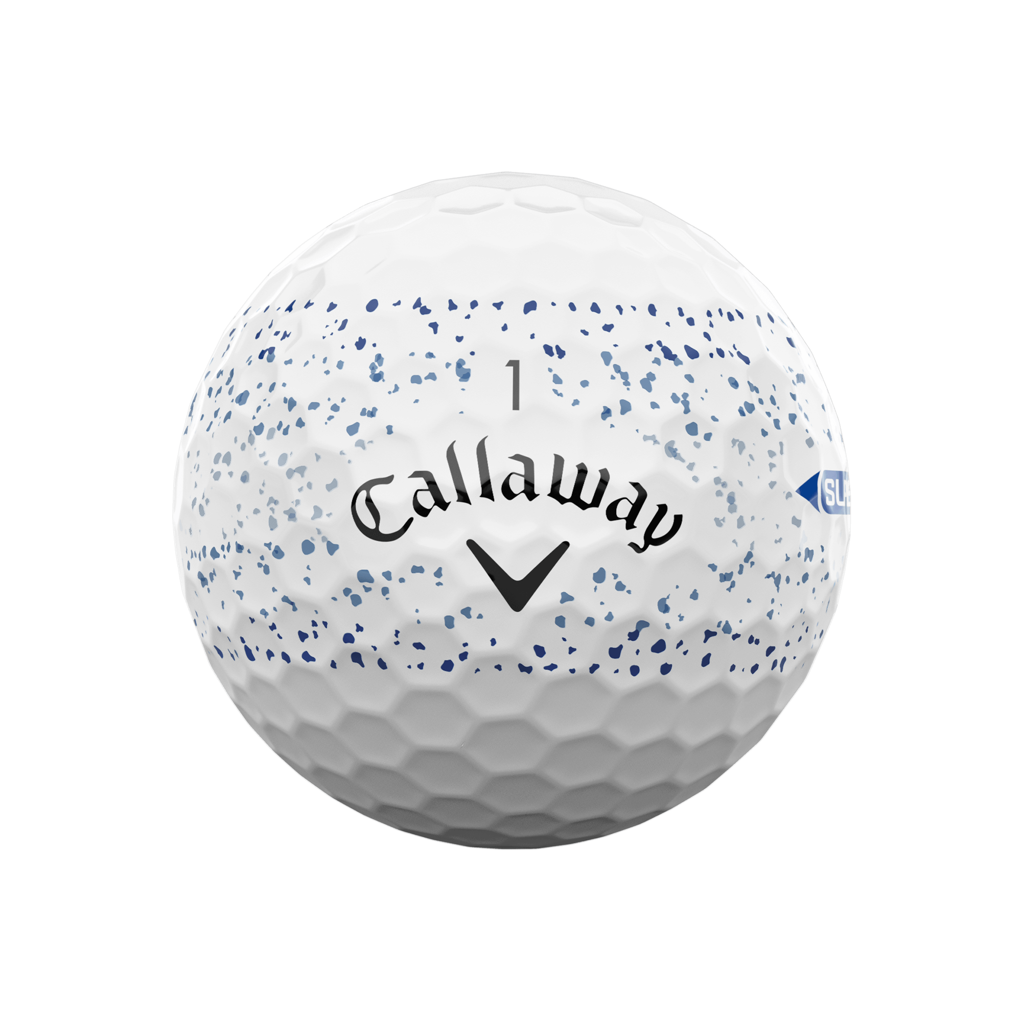 Supersoft Splatter 360 Blue Golf Balls