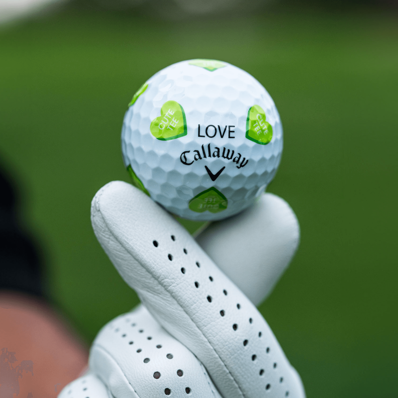 Limited Edition Chrome Tour Hearts Golf Balls (Dozen) - View 6
