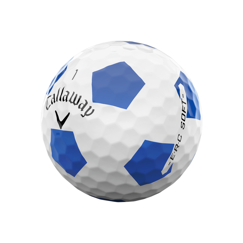 E&bull;R&bull;C Soft Truvis Blue Golf Balls - View 2