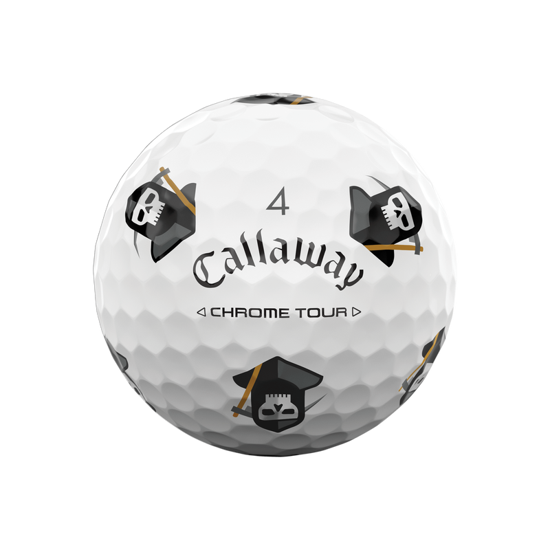 Limited Edition Chrome Tour Scary Nights Golf Balls (Dozen) - View 7