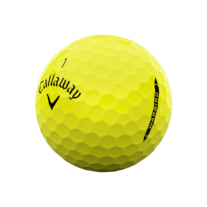 Warbird Distance+ Yellow Golf Balls (Dozen) - View 2