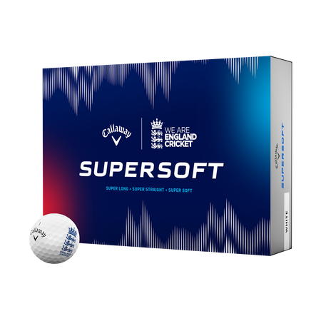 Limited Edition England Cricket Supersoft Balls (Dozen)