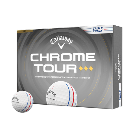 Chrome Tour Triple Diamond Triple Track Golf Balls (Dozen)