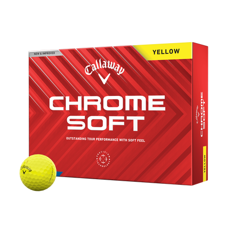 Chrome Soft Yellow Golf Balls