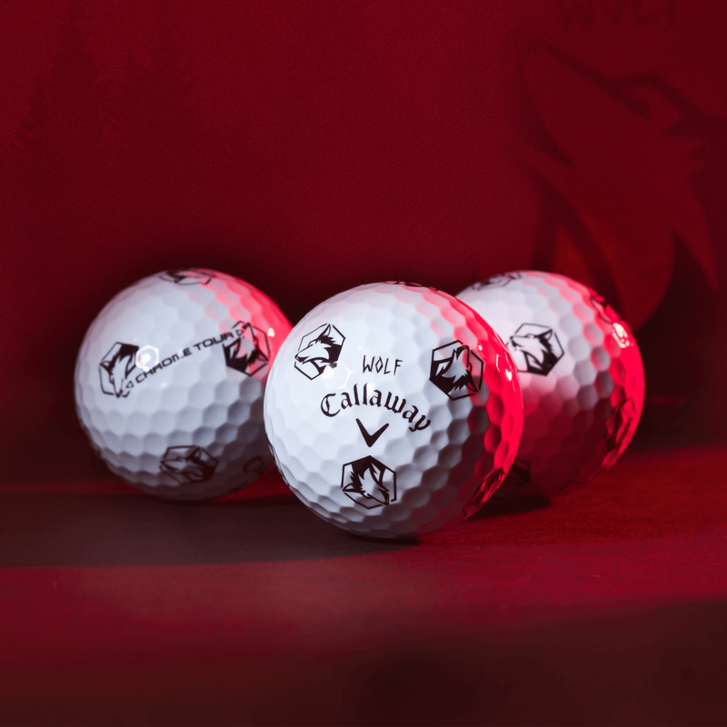 Limited Edition Chrome Tour Lone Wolf Golf Balls (Dozen) - View 4