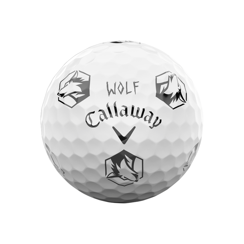 Limited Edition Chrome Tour Lone Wolf Golf Balls (Dozen) - View 6