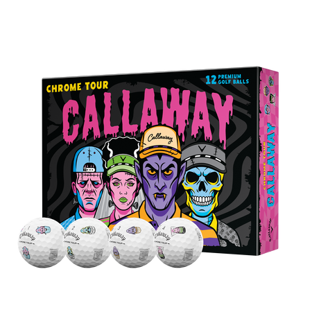 Limited Edition Chrome Tour Halloween Golf Balls (Dozen)