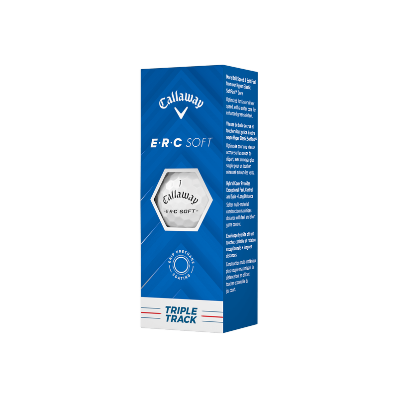 E•R•C Soft Triple Track Golf Balls - View 5