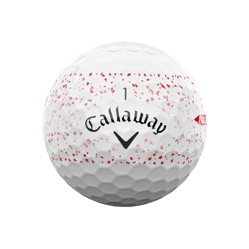 Supersoft Splatter 360 Red Golf Balls - View 3