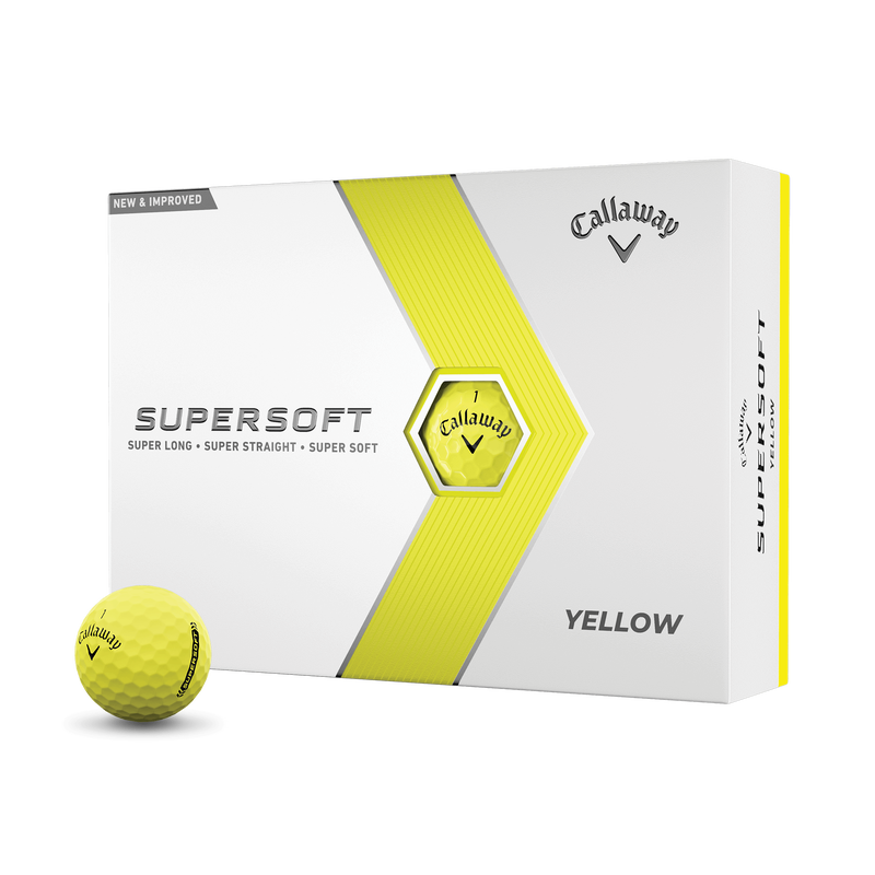 Callaway Supersoft Yellow Golf Balls (Dozen) - View 1