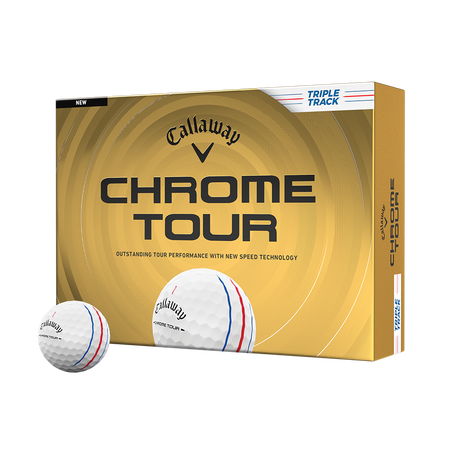 Chrome Tour Triple Track Golf Balls (Dozen)