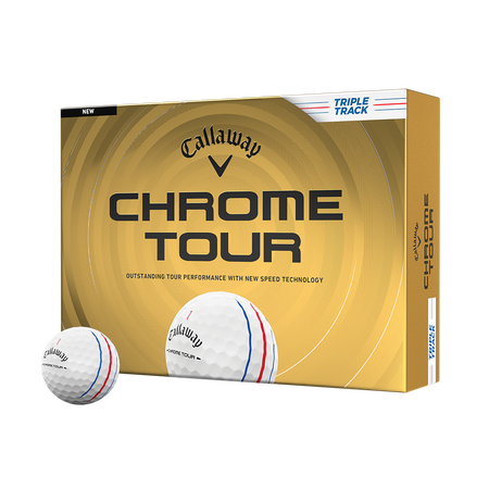Chrome Tour Triple Track Golf Balls (Dozen)