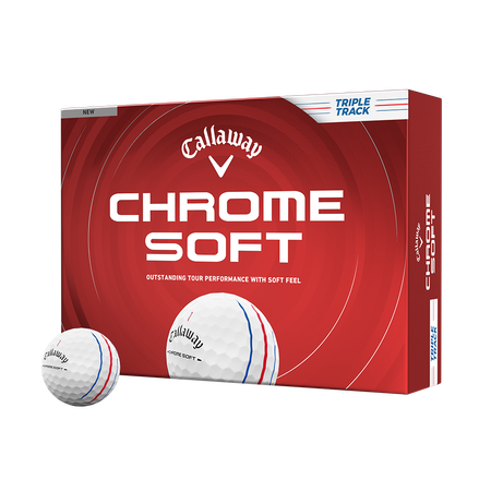 Chrome Soft Triple Track Golf Balls (Dozen)