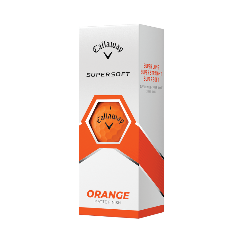 Callaway Supersoft Matte Orange Golf Balls (Dozen) - View 4